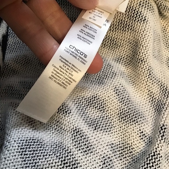 Chicos Layla Leopard Print Poncho Cover up - Picture 3 of 12